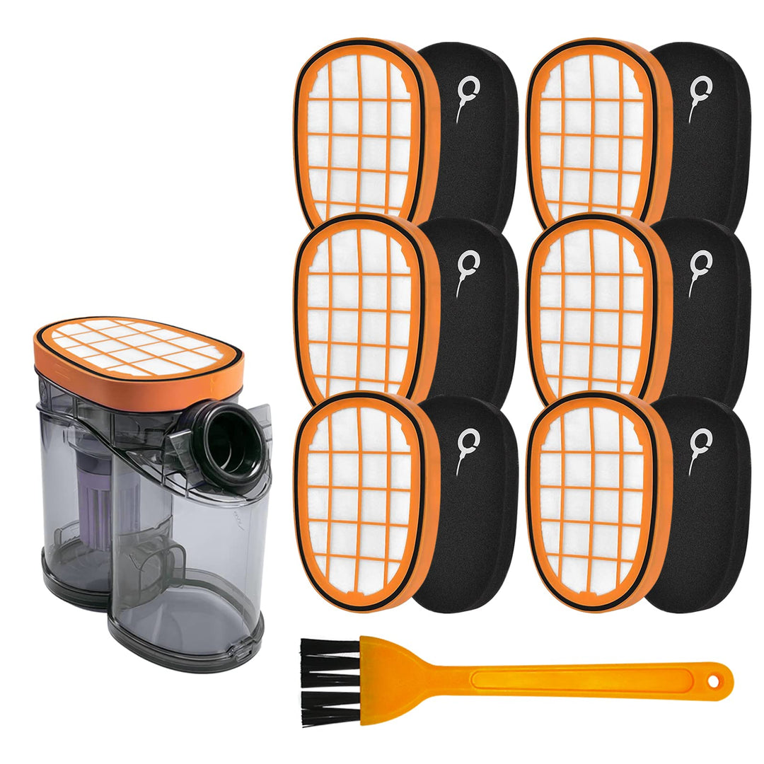 6 Stück Filter für Philips SpeedPro Max Aqua Akkusauger FC6723/01 FC6901-FC6904 XC7042/01 XC8045/01