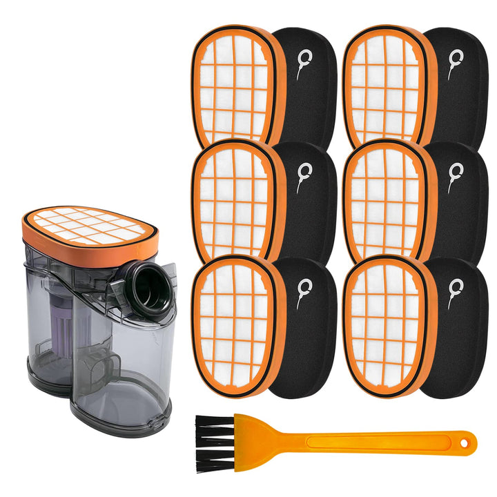 6 Stück Filter für Philips SpeedPro Max Aqua Akkusauger FC6723/01 FC6901-FC6904 XC7042/01 XC8045/01