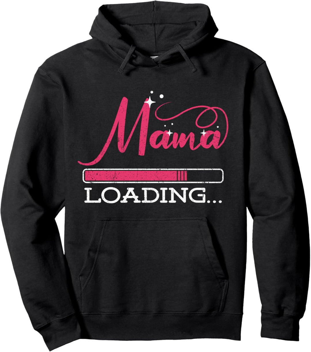 Mama Loading Mutter Nachwuchs Baby Kinder Geschenk Pullover Hoodie