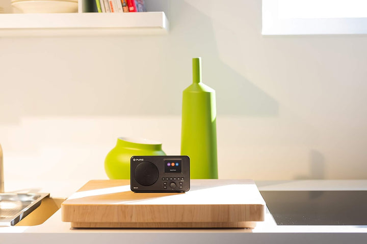 Pure Elan One tragbares DAB+ Radio mit Bluetooth 5.0 (DAB/DAB+ und UKW Radio, 2,4" TFT Display, 20 S