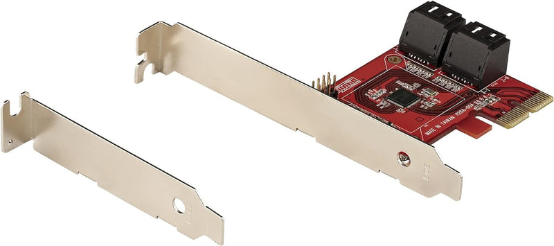 StarTech.com PCIe SATA Controller Karte - 4 Port SATA 3 Erweiterungskarte/Kontroller - 6Gbit/s - Ful