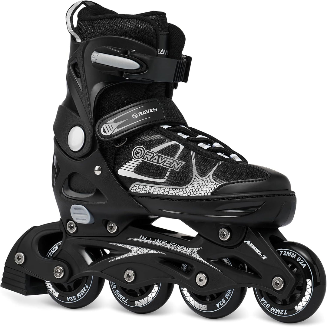 Raven Verstellbare Inlineskates optional als 2in1 Inlineskates-Schlittschuhe Spirit - Kugellager Abe
