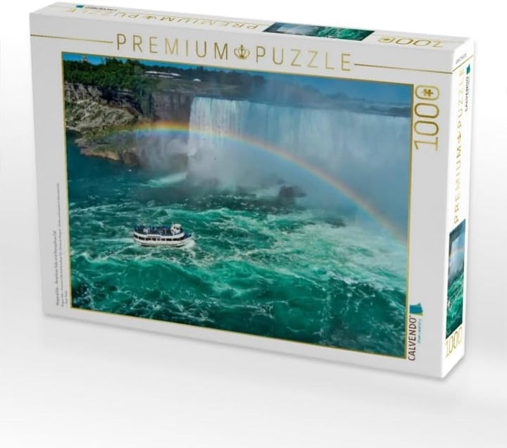 CALVENDO Puzzle Niagarafälle - American Falls und Horseshoe Fall 1000 Teile Lege-Grösse 64 x 48 cm F