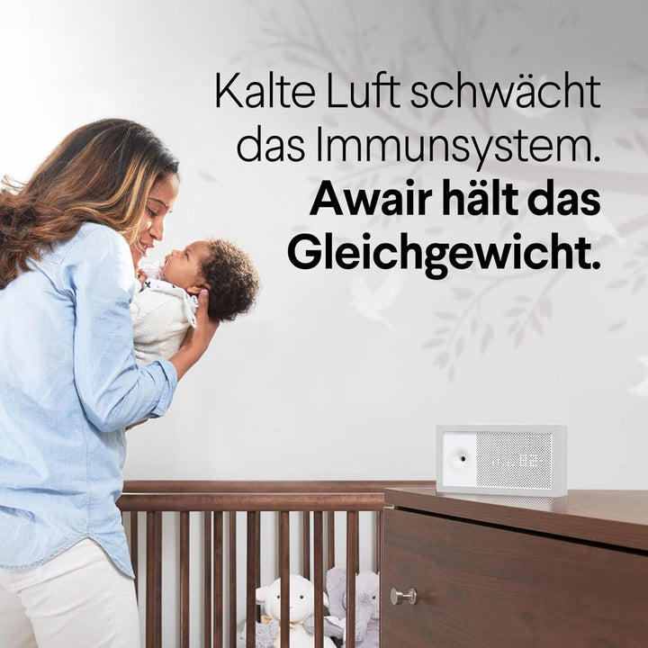 AWAIR - Luftqualität Messgerät - Innovatives CO2 Messgerät (Kohlendioxid Melder) - Monitor für Tempe
