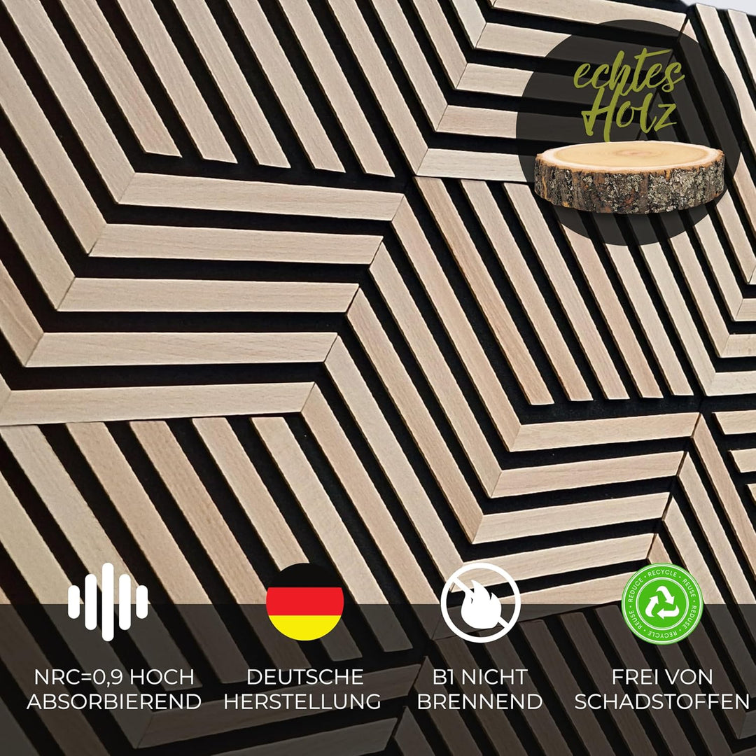 AKUSTIKPANEELE Holz - Holzpaneele WAND Wandpaneele HOLZ - Wandpaneele Holzoptik AKUSTIKPLATTEN WANDD