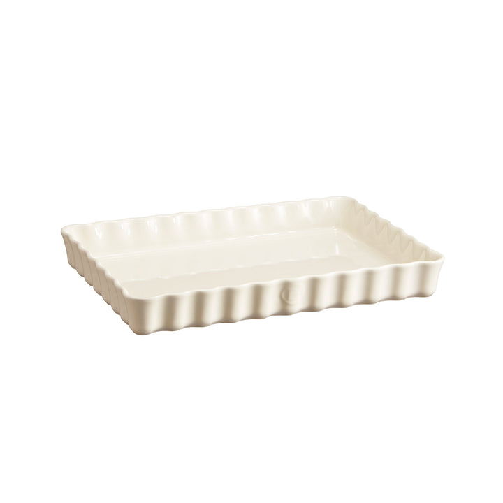 Taartvorm diep rechthoek 2.40 Ltr Emile Henry 6038-02 Argile Clay, Clay