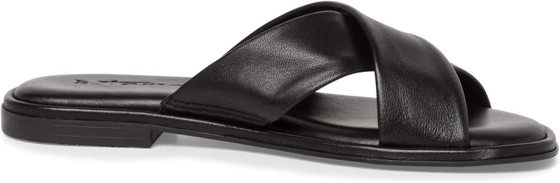 Tamaris Damen 1-1-27112-20 Flacher Slipper 37 EU Black 1 27112 20 001, 37 EU Black 1 27112 20 001