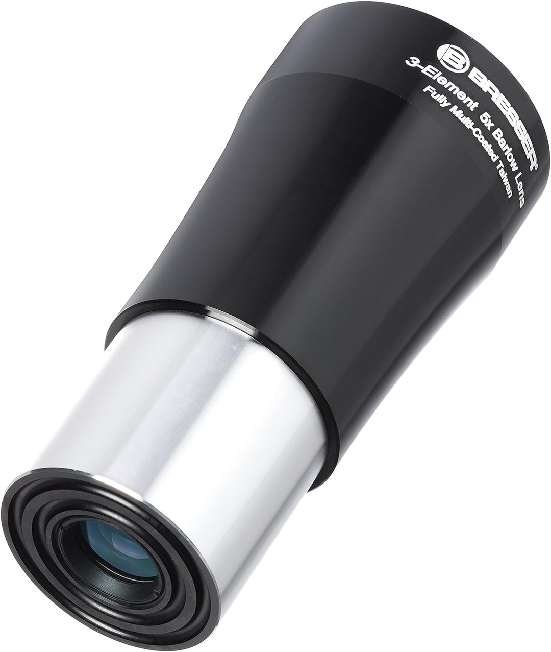 Bresser Teleskop Barlow Linse (5-fach (31,7mm 1.25 Zoll) zur Verfünffachung der Brennweite eines Tel