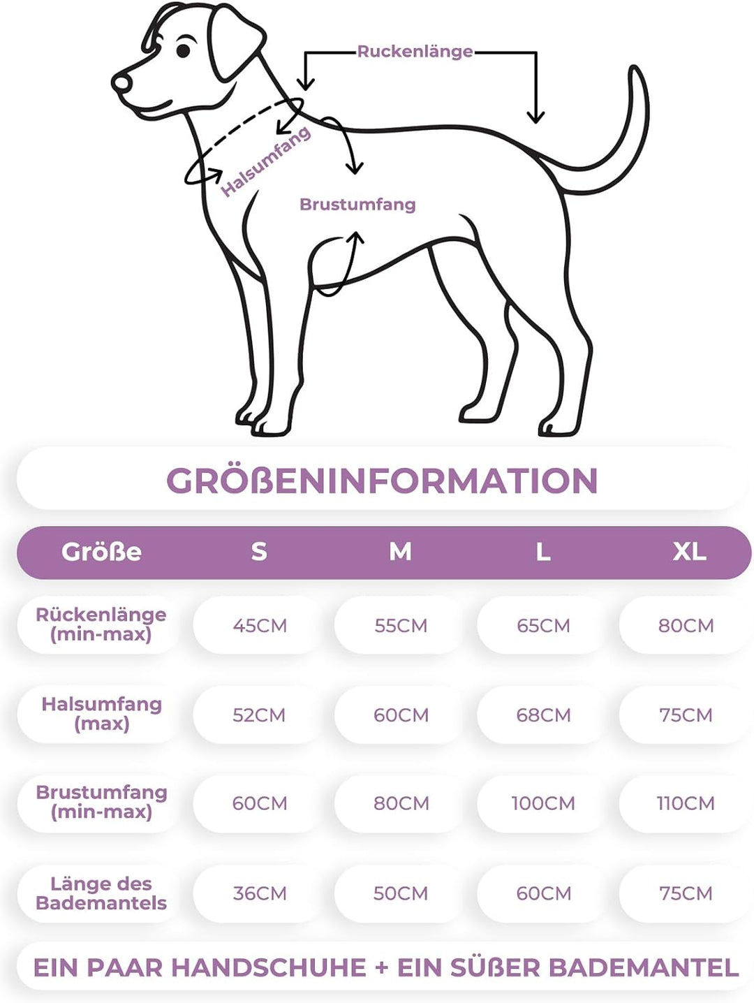 Hundebademantel Schnelltrocknend Badetuch aus Mikrofaser, Bibykivn Einstellbar Hundehandtuch, Saugfä