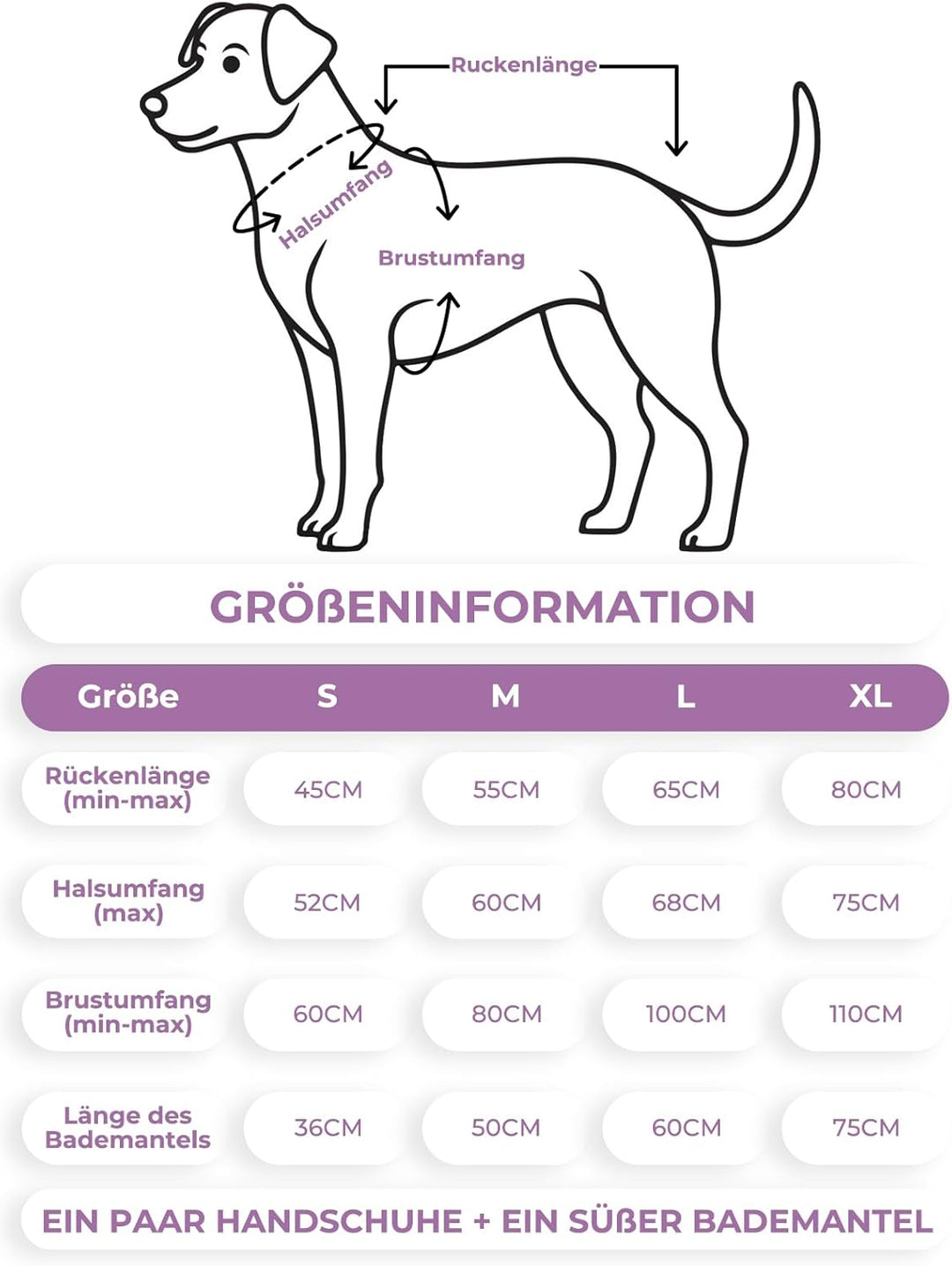 Hundebademantel Schnelltrocknend Badetuch aus Mikrofaser, Bibykivn Einstellbar Hundehandtuch, Saugfä