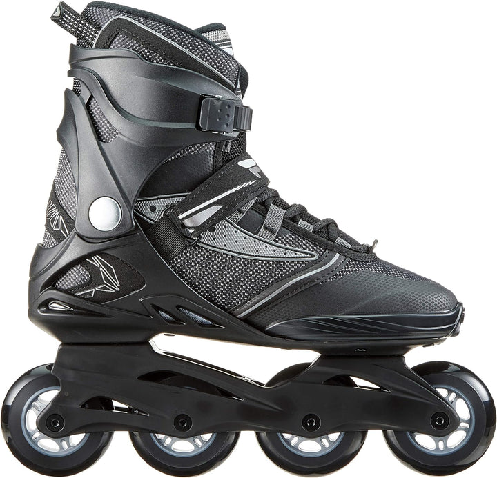 FILA Herren Legacy Comp Inline Skate 9 schwarz/grau, 9 schwarz/grau