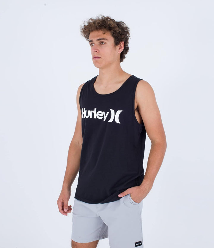 Hurley Herren Everyday One and Only Solid Tank Tshirt S Schwarz, S Schwarz