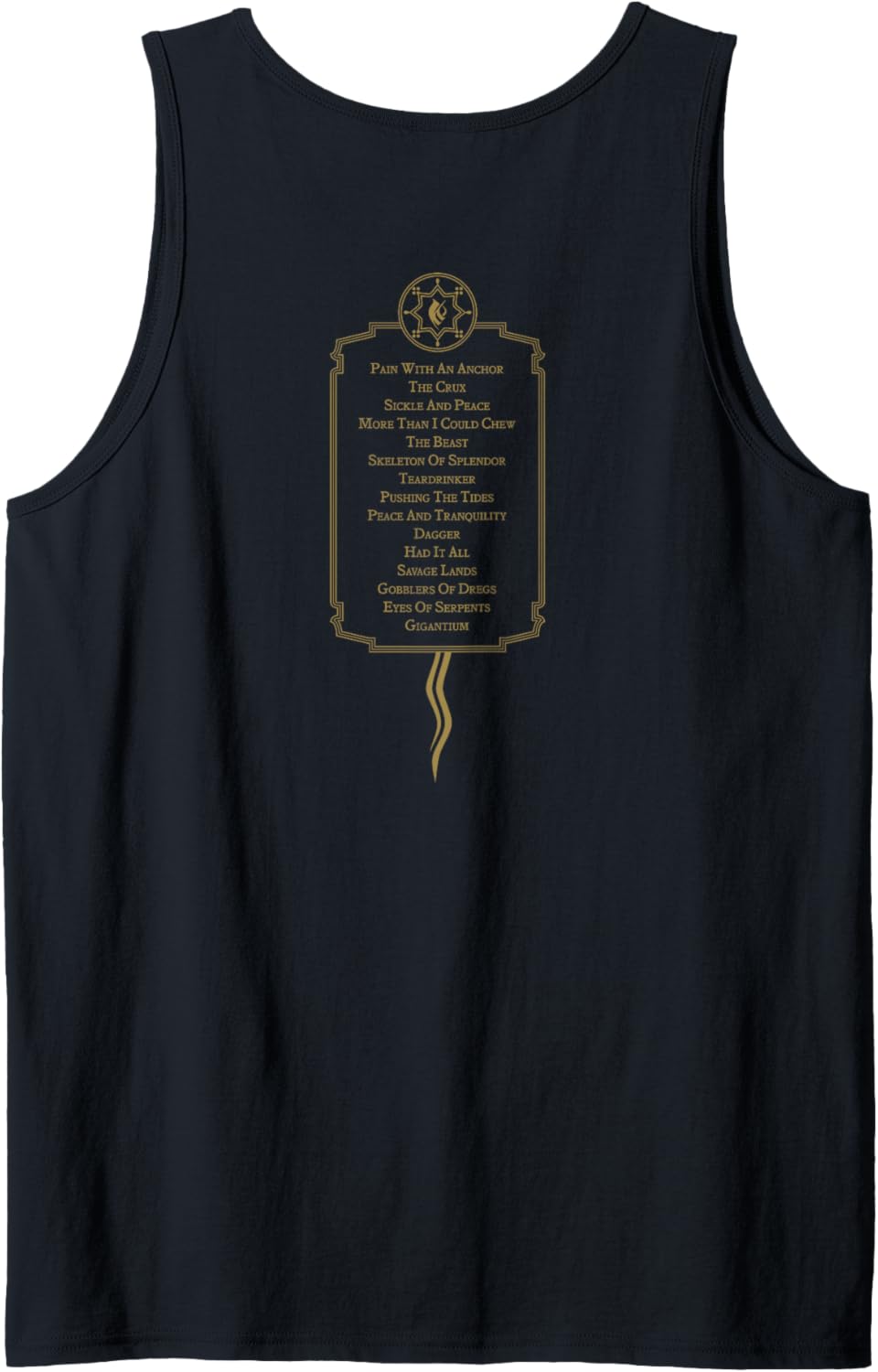 Mastodon - Hushed and Grim Cover Tracklist Back Print Tank Top
