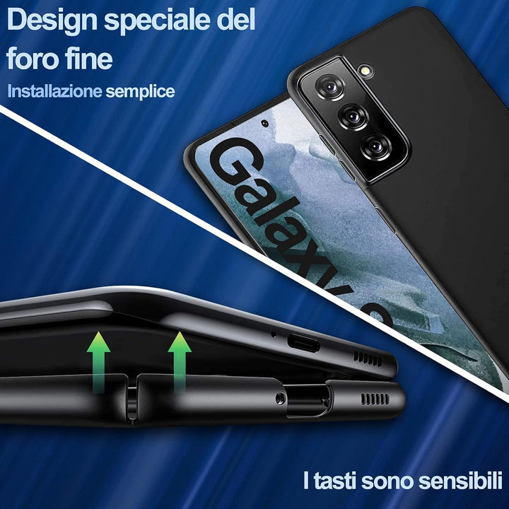 sqgylgl Ultradünne Hülle für Samsung Galaxy S21 5G, Extrem Dünn Matte Finish Handyhülle PC Schale [A