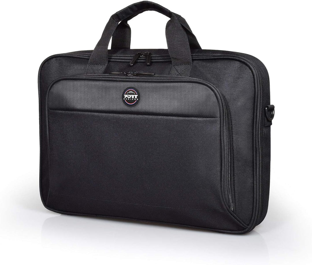 Port Designs Designs Hanoi 2 Clamshell 17,3 '' Laptoptasche, schwarz