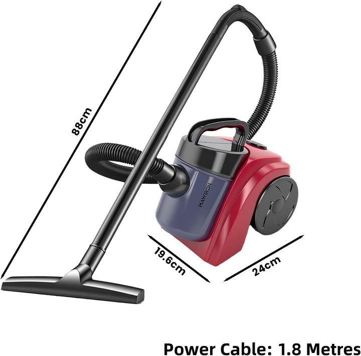 Staubsauger, 1000W Bodenstaubsauger, ideal für Tierhaare und Allergiker, Hygiene-Filter, für Parkett