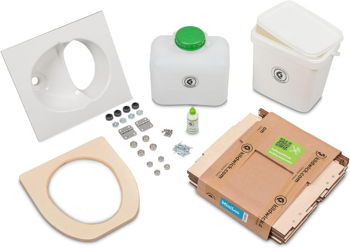 Kildwick MiniLoo Bausatz Campingtoilette/Komposttoilette Weiss, Weiss