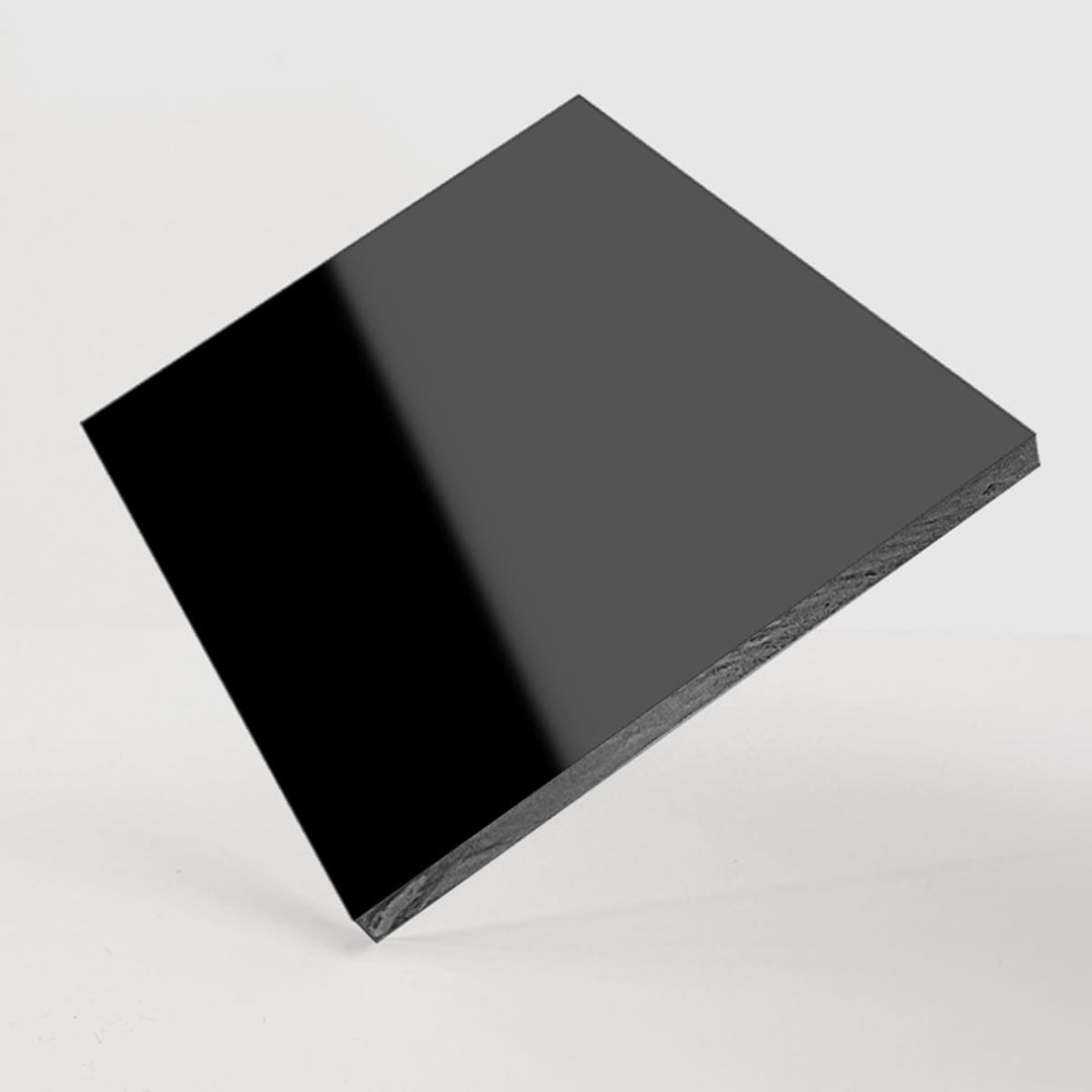 Acrylglas PMMA GS Schwarz glänzend Zuschnitt nach Mass Scheibe Grösse Wählbar (8 mm, 500 x 600 mm) 5