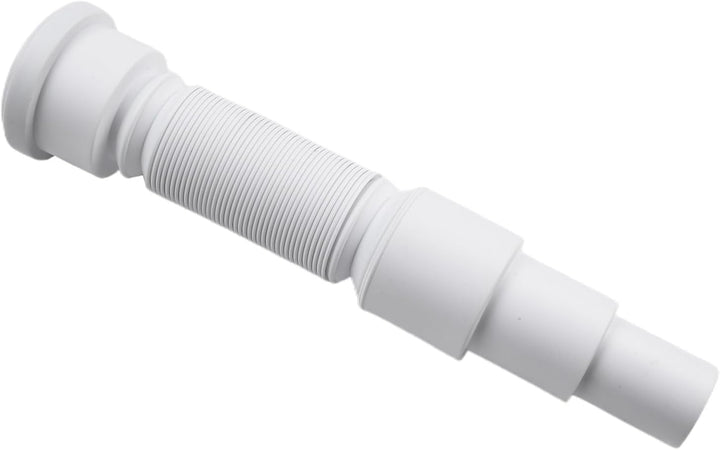 PVC-Abflussrohr, ausziehbar bis zu 1 m Länge, geeignet für Dusche und Badewanne, 50 mm Durchmesser,