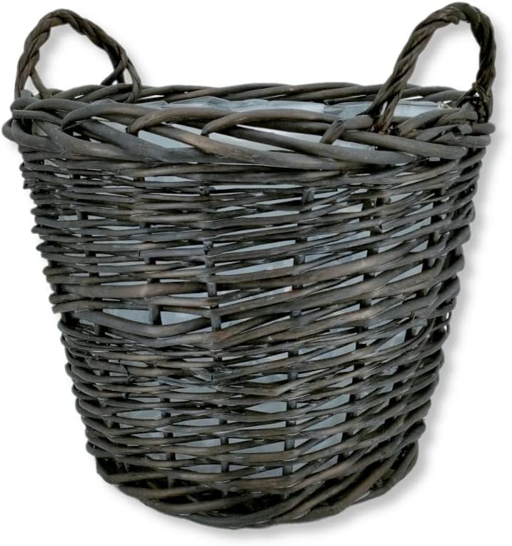 Weiden Pflanzkorb mit Henkeln und Einsatz M - Ø 40cm M - Ø 38cm, M - Ø 38cm