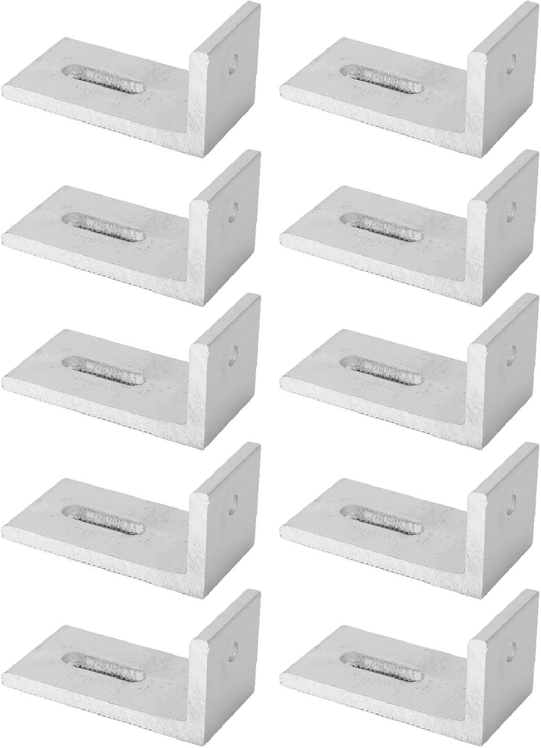L-Klammern Solarmodul-Halterung, Aluminiumlegierung, 10 Stück, für Dach PV-System, Photovoltaik Stüt