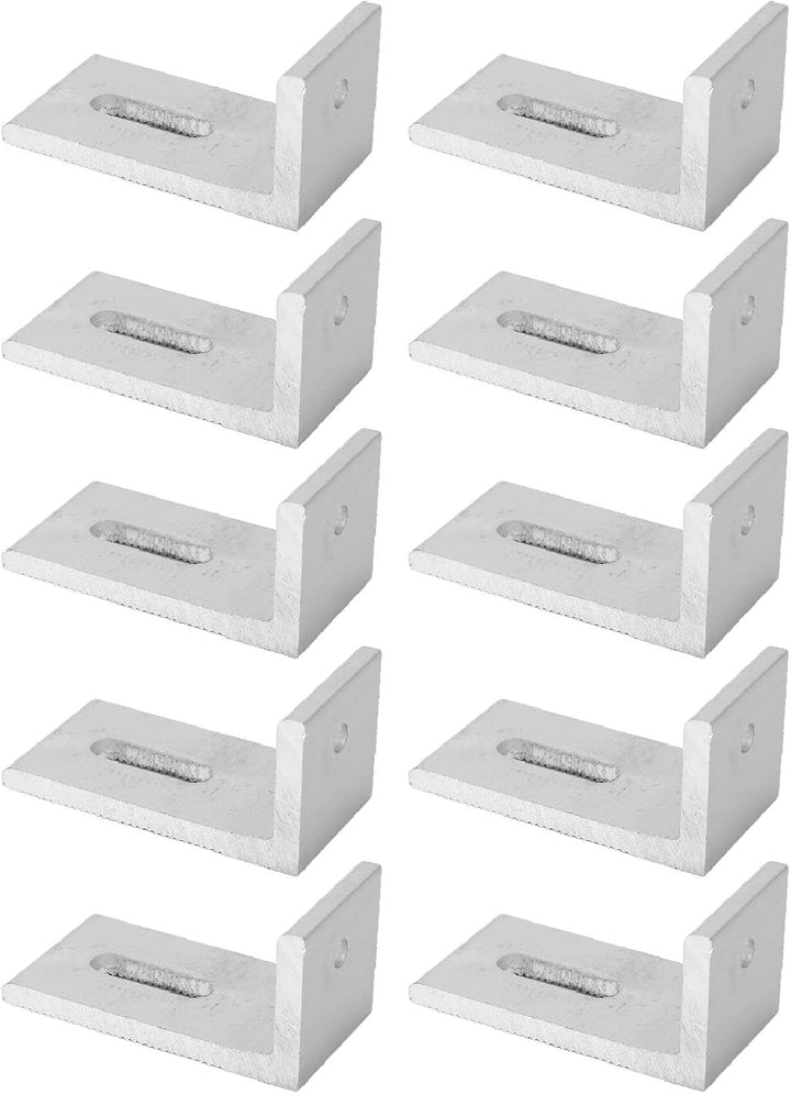 L-Klammern Solarmodul-Halterung, Aluminiumlegierung, 10 Stück, für Dach PV-System, Photovoltaik Stüt