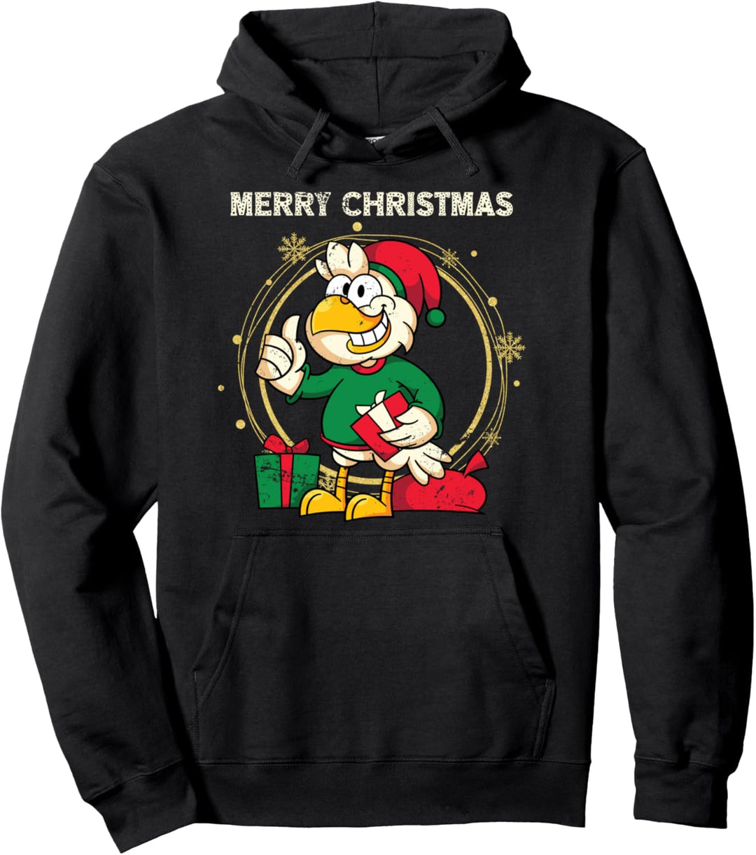 Geschenk für Bauern Weihnachten Bauernhof Tier Huhn Pullover Hoodie