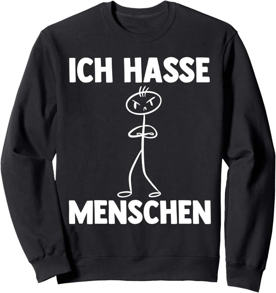 Ich Hasse Menschen Sweatshirt