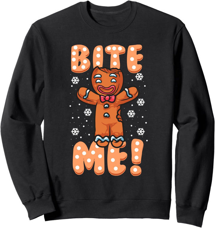 Bite Me Lebkuchenmann Sweatshirt
