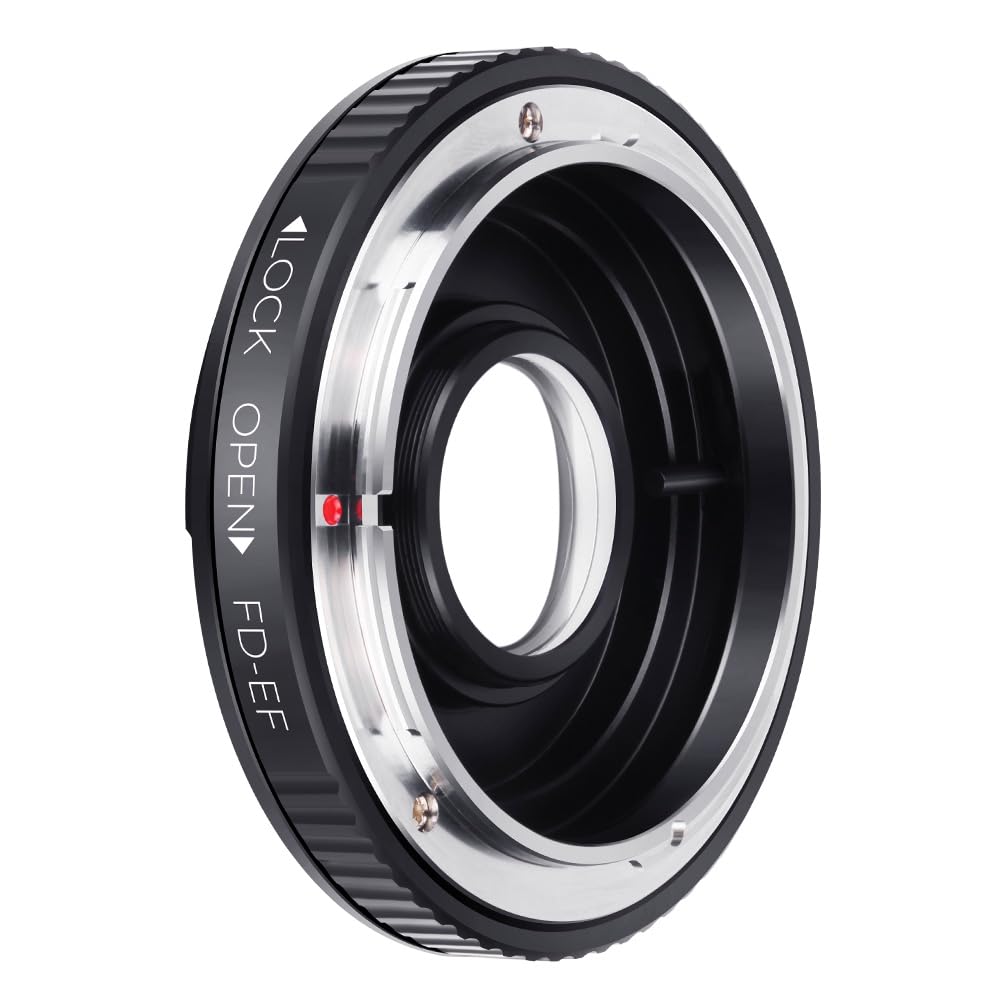 K&F Concept FD-EOS Objektivadapter Adapter Canon Objektiv Adapterring für Canon FD FL Objektiv an Ca