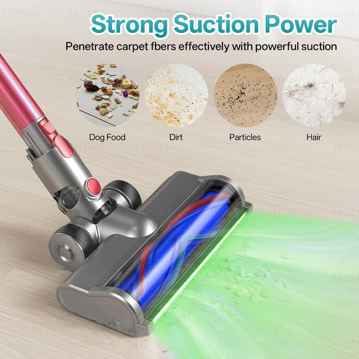 Bürstenkopf mit LED-Beleuchtung für Staubdetektionsfunktion,Kompatibel für Dyson Gen5 Detect Staubsa
