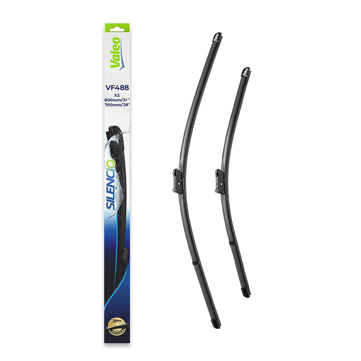 Valeo Silencio Wischerblatt VF488 574688 Vorderansicht: 800mm / 700mm Menge Set 2 Einheiten Fahrerse
