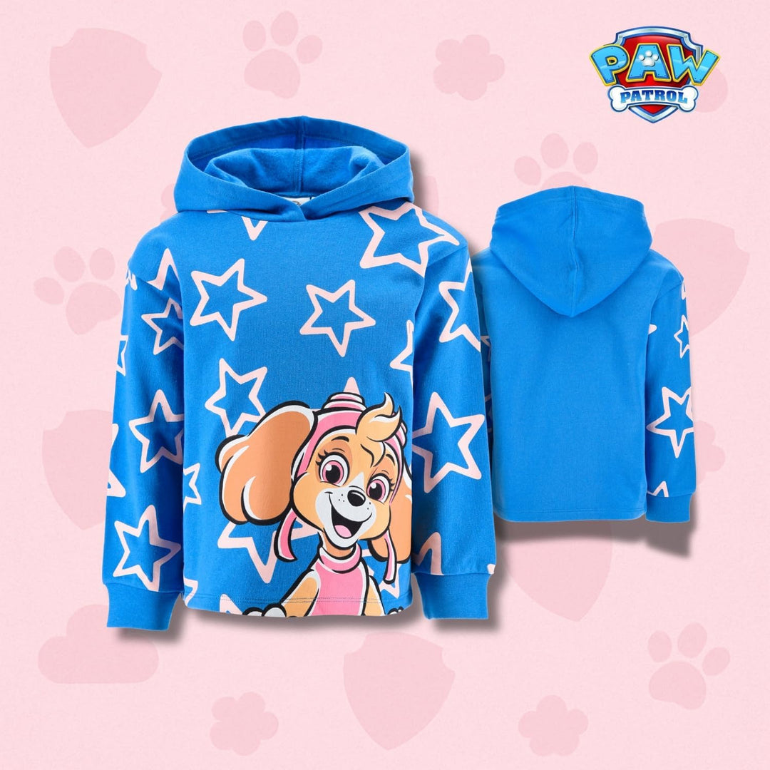 PAW PATROL Hoodie für Mädchen, Hoody, Kapuzenpullover Pullover mit Kapuze 98 Blau, 98 Blau