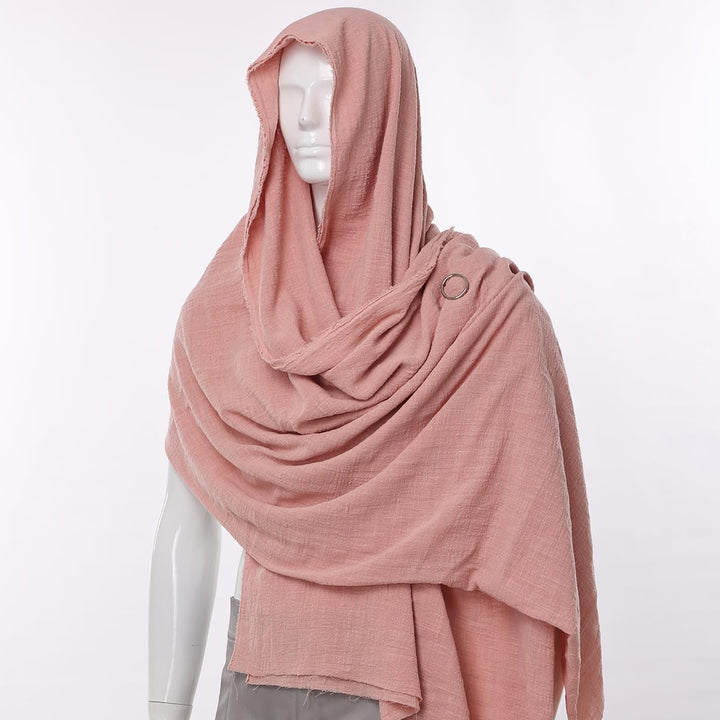 GRACEART Mittelalter Halstuch Tuch Kopftuch Renaissance Pirat Leintuch 230X130 cm Rosa, Rosa