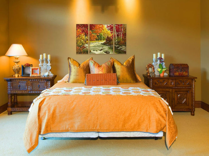 Schipper 609260779 Malen nach Zahlen - Flusslandschaft - Bilder malen für Erwachsene, inklusive Pins