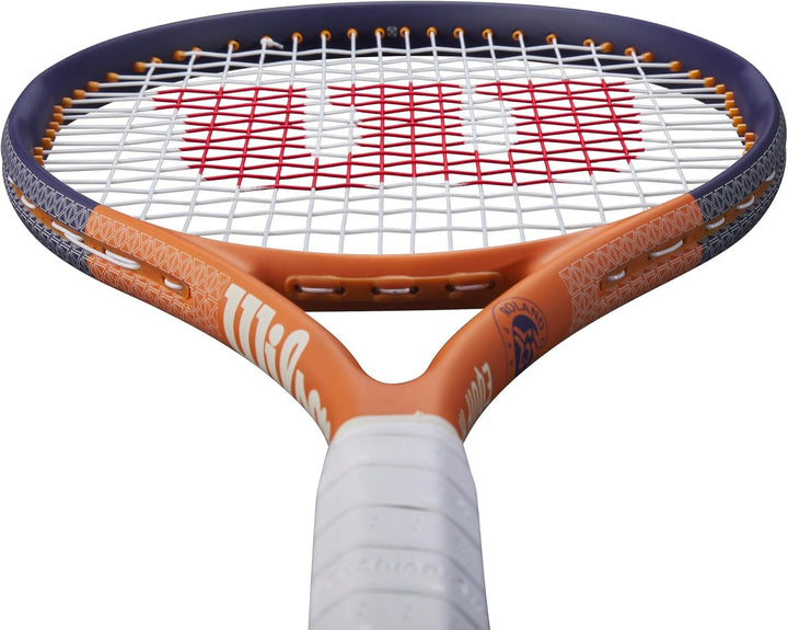 Wilson Roland-Garros Equipe Tennis Racket 4-1/8" (1) Marineblau / Weiss, 4-1/8" (1) Marineblau / Wei