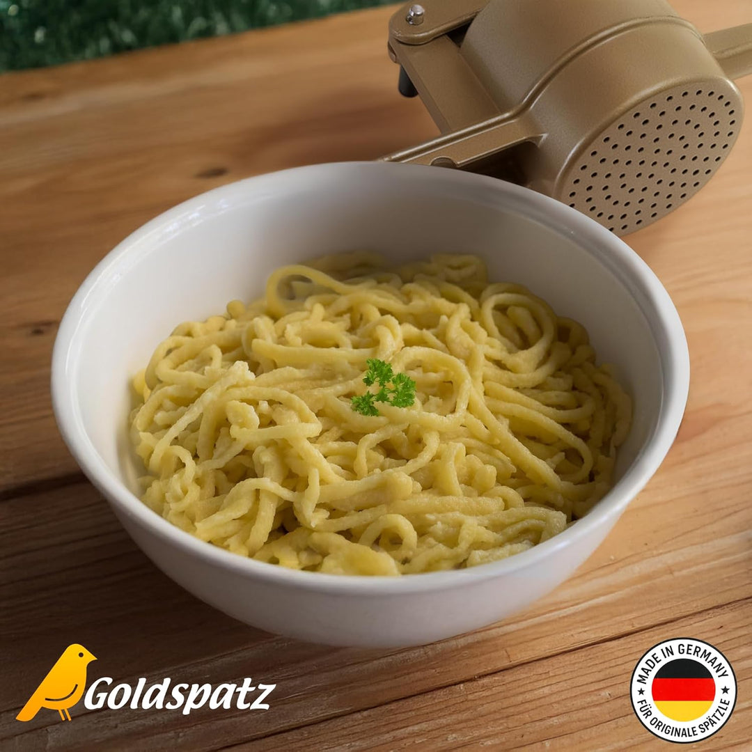 Goldspatz Spätzlepresse für runde Spätzle - Art.-Nr. 2190