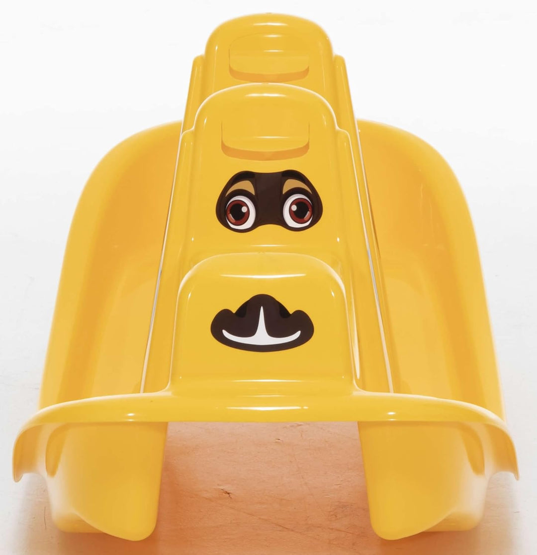 Wippe Rocker Hund Tier Schaukelwippe Kunststoff Kinder Spielzeug gelb, Gelb