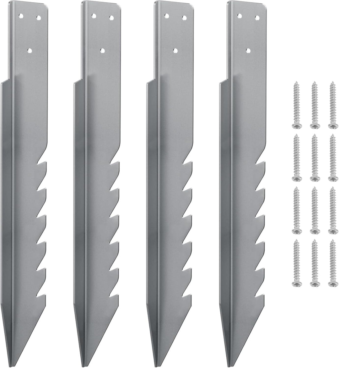 Mordx 4 Stück Bodenanker für Schaukel，Anker Outdoor Schaukel Gartenanker，Schaukelbefestigungen，Versc