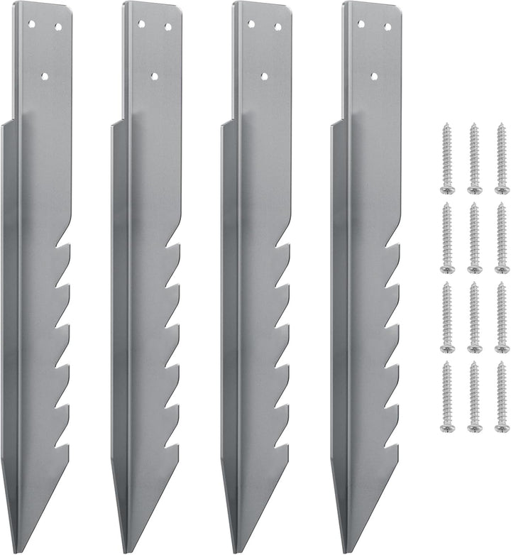 Mordx 4 Stück Bodenanker für Schaukel，Anker Outdoor Schaukel Gartenanker，Schaukelbefestigungen，Versc