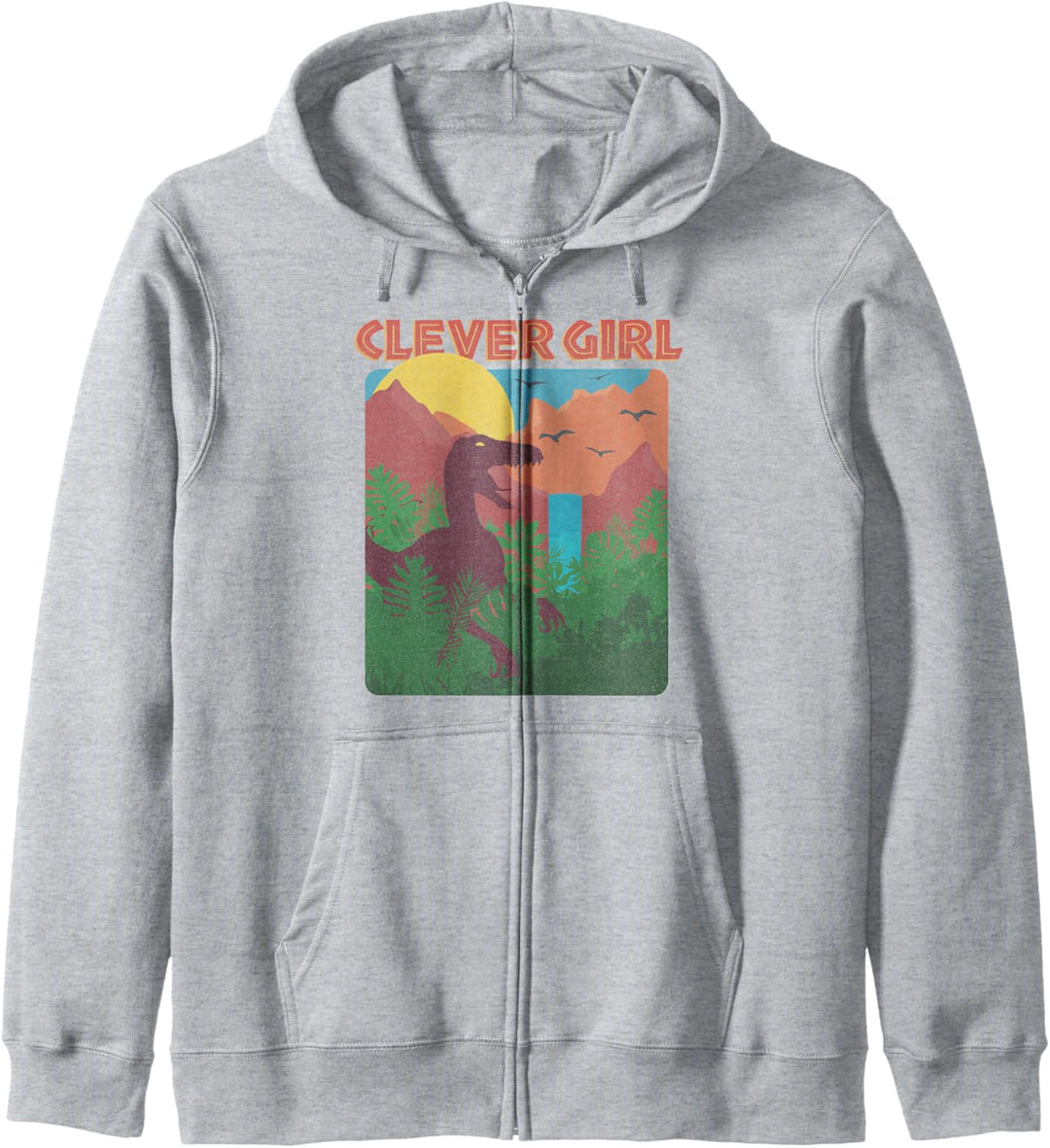 Jurassic Park Clever Girl Poster Kapuzenjacke