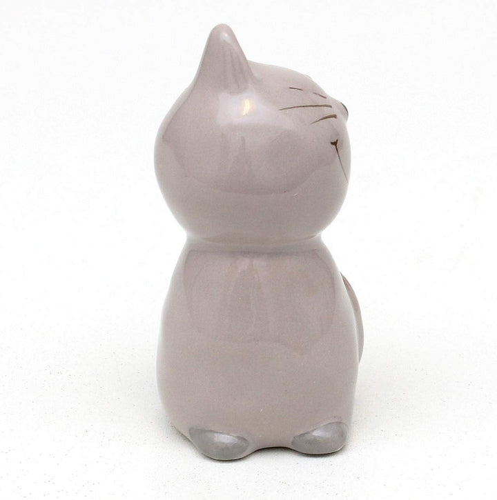 Dekohelden24 2er Set Keramik Salz-/ Pfefferstreuer/Gewürzstreuer als Katzen, Masse ca. 7 x 6 x 7 cm.