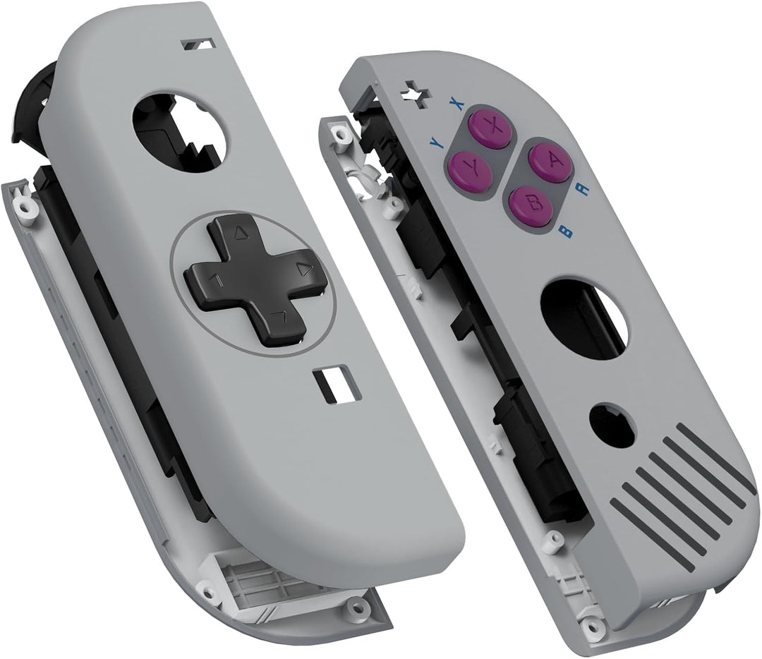 eXtremeRate NS Joycon Hülle & Tasten, DIY-Ersatz Gehäuse Case Grips Skin Shell & Knöpfe Buttons Umba