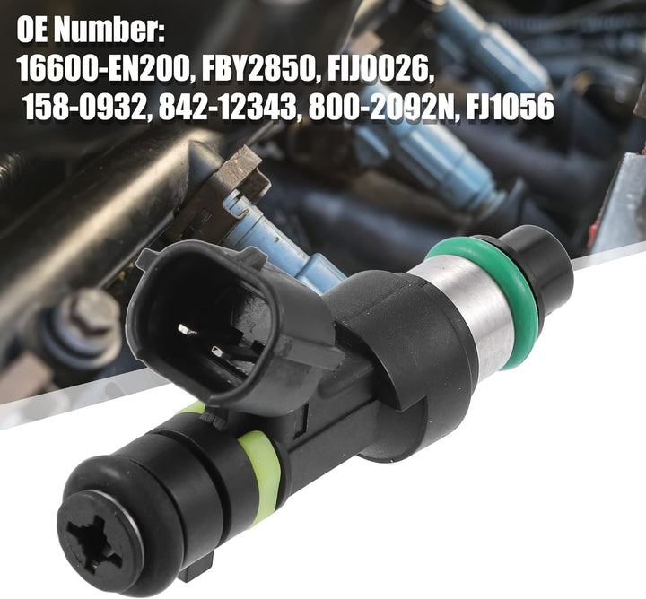 A ABSOPRO 4 Stück Einspritzdüse Ersatz 16600-EN200 für Nissan Sentra 2007-2012 2.0L 2.5L