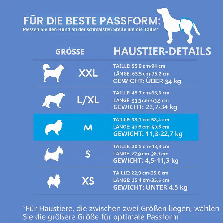 Simple Solution True Fit Einweg-Hundewindeln für Hündinnen, super saugfähig, mit Nässeindikator, Meh