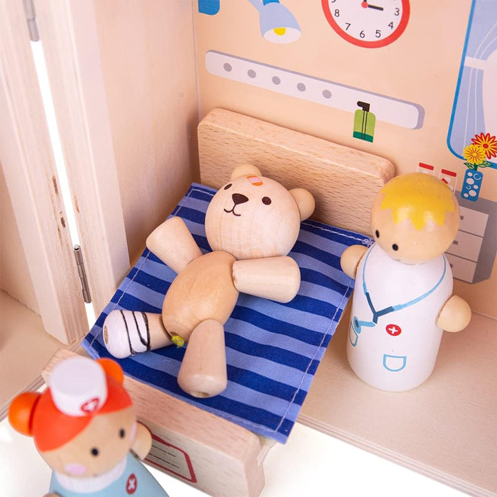Bigjigs Toys Mini-Krankenhaus Spielset
