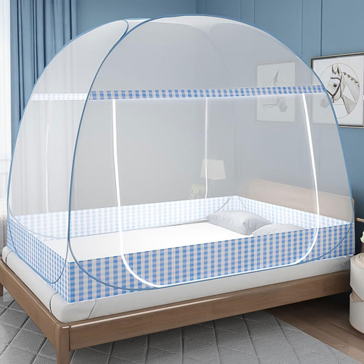 Moskitonetz und Bett, Faltbares Bett, Tragbares Bett für Schlafzimmer, Outdoor, Camping und Picknick