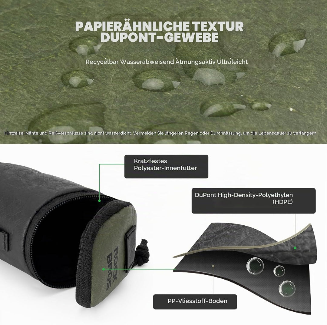 ROCKBROS Fahrrad Satteltaschen Ultralight Fahrradtasche Sattel mit Klettverschluss, Reissfest Wasser