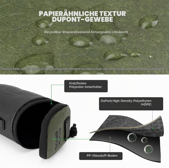 ROCKBROS Fahrrad Satteltaschen Ultralight Fahrradtasche Sattel mit Klettverschluss, Reissfest Wasser