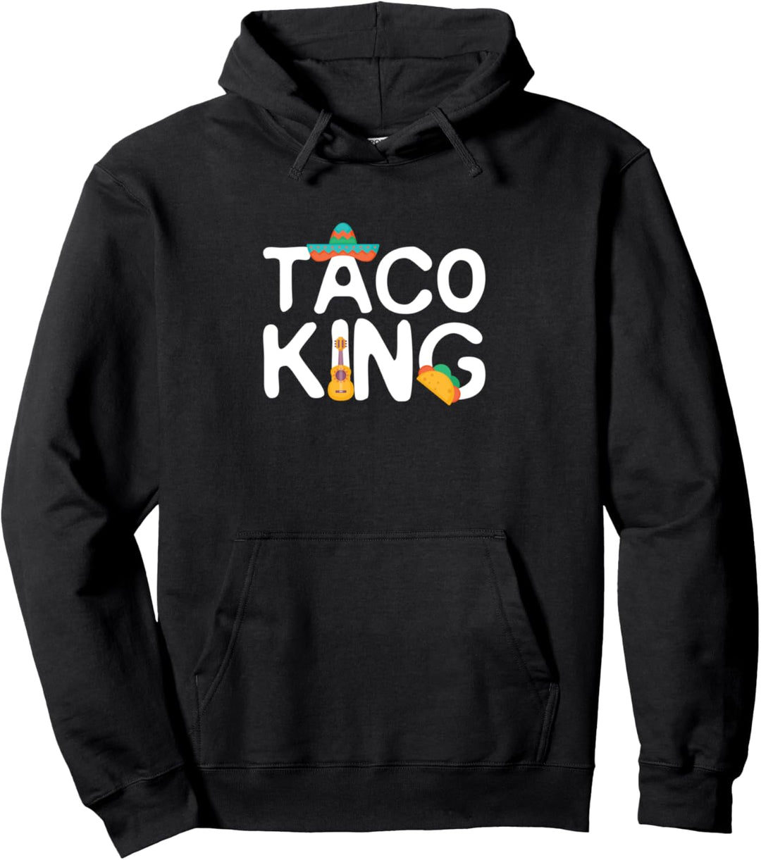 Cinco De Mayo Taco König Sombrero Feiertag Fun Pullover Hoodie
